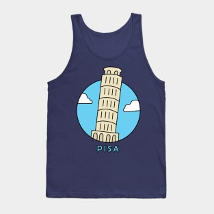 Leaning Tower of Pisa Tank Top